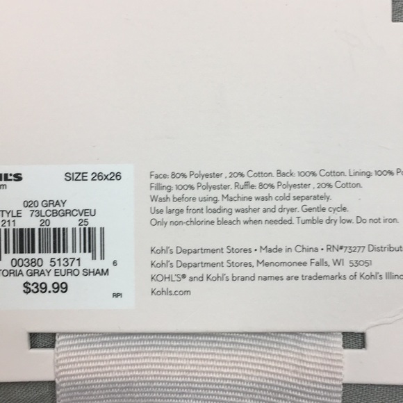 lauren conrad victoria euro sham